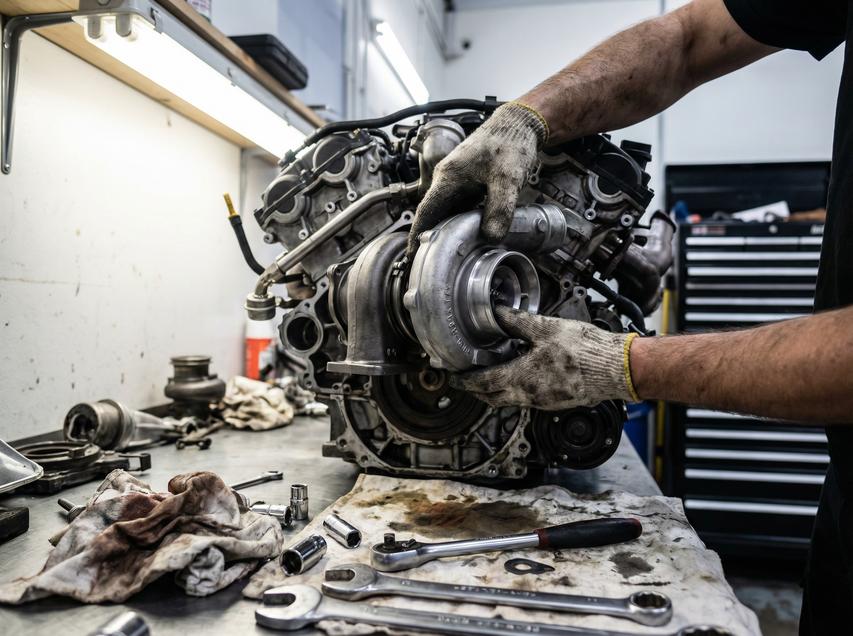 AI换脸视频 | 刹车系统升级改装视频教程，Brembo大六活塞安装