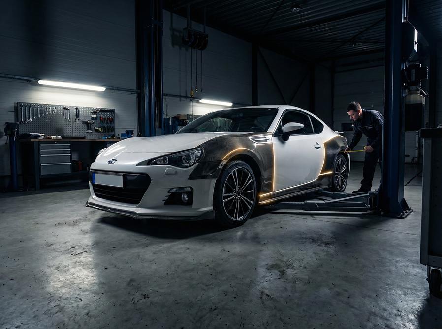 AI换脸视频 | 宽体套件安装全程视频演示，改装前后对比震撼